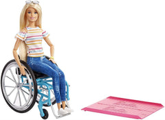 Barbie Fashionista & Wheelchair Blonde Doll