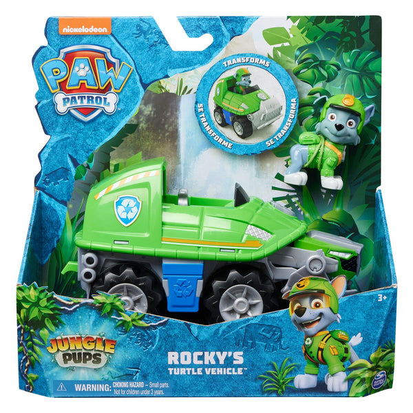 Rescue Paw Patrol Rocky Transforming Mighty Pups Patrulla Canina
