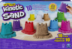 Kinetic Sand Castle Containers 10 Colour Pack