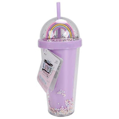Love The Look Rainbow Confetti Drinks Cup