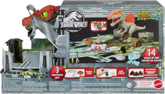 Jurassic World Crushivores Spinosaurus Cage Crasher Dinosaur Figure Set