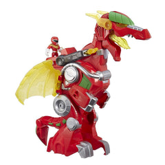 Power Rangers Playskool Heroes Red Ranger and Dragon Thunderzord Action Figure