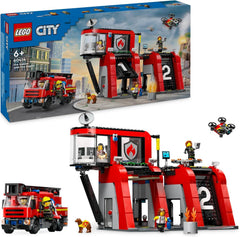 LEGO City Fire Station with Fire Truck 60414