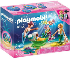 Playmobil 70100 Magic Family with Shell Stroller