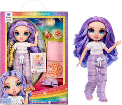 Rainbow High Junior High PJ Party - Violet Doll